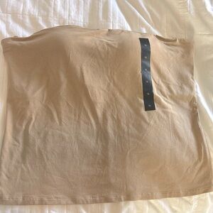 Beautiful cotton feel khaki color tube top style BRAND NEW XL